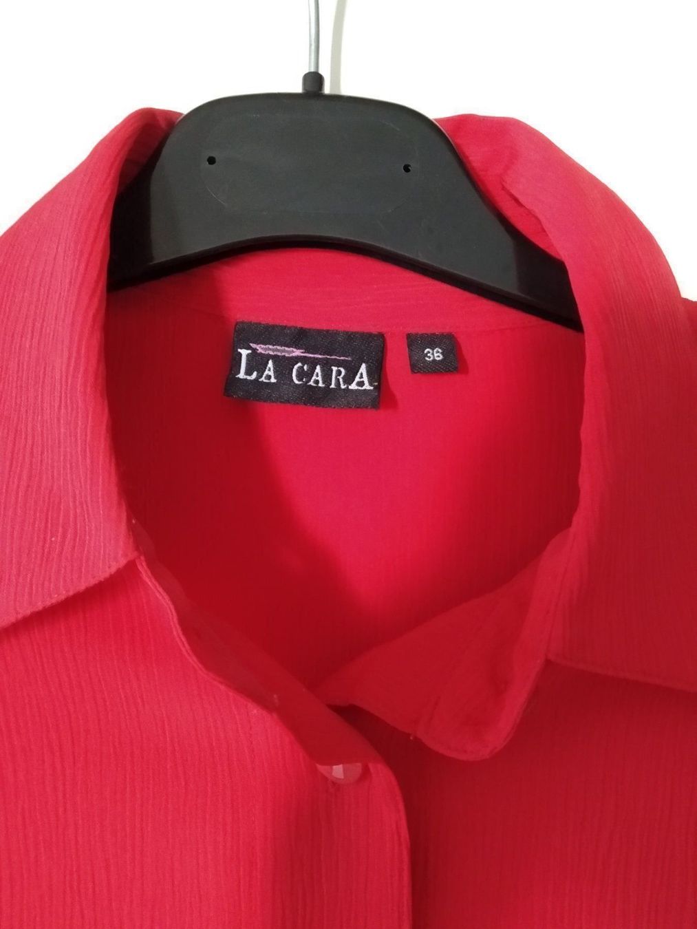 Camicette: Bluse rot La Clara 36 Neu – Nuovo e nell'imballaggio originale da Münchenbuchsee venduto da Cori1968 1