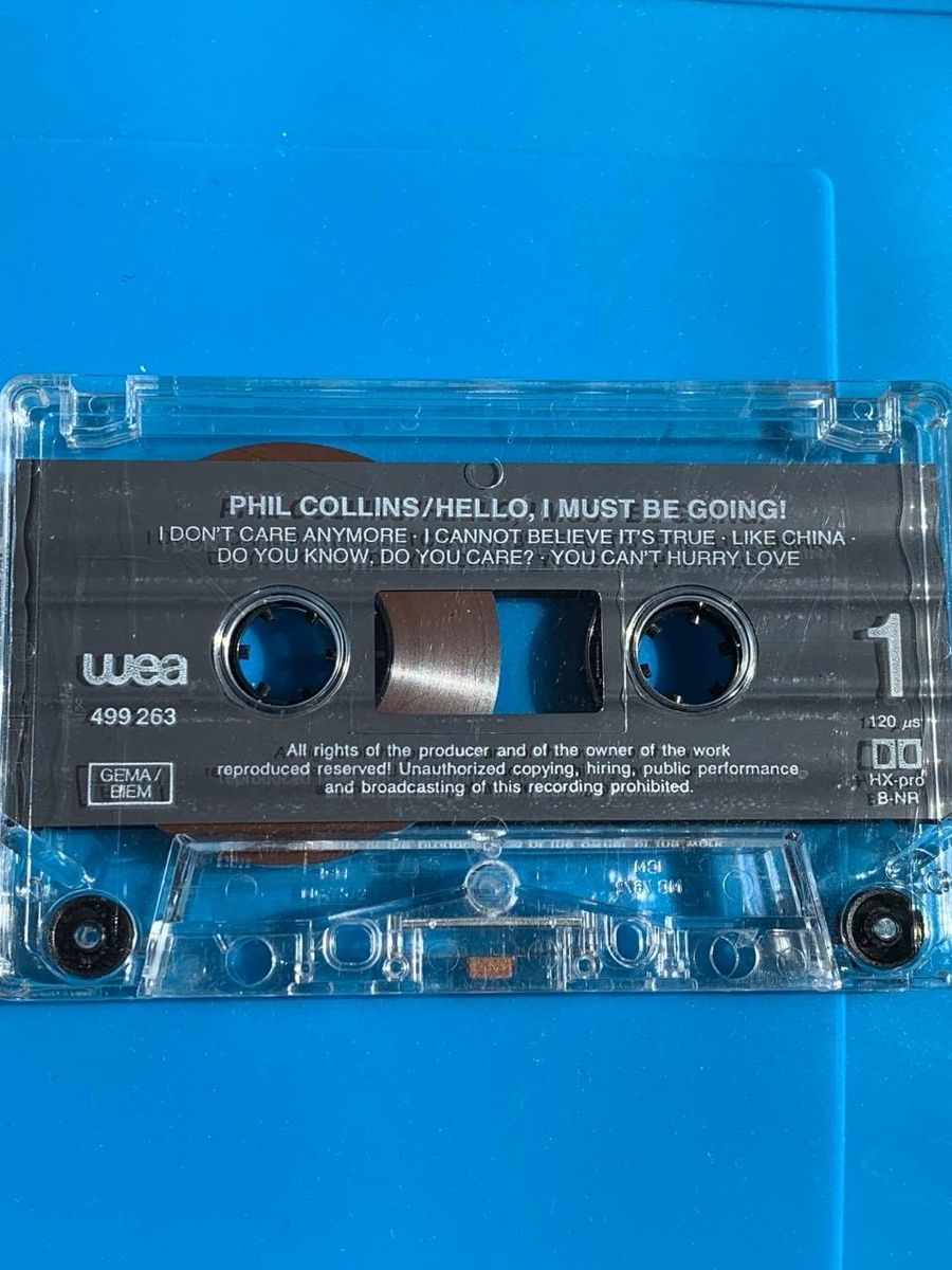 Kompaktkassetten: Phil Collins – Hello, I Must Be Going! MC – Gebraucht aus Schaan von nan_2pg2 2