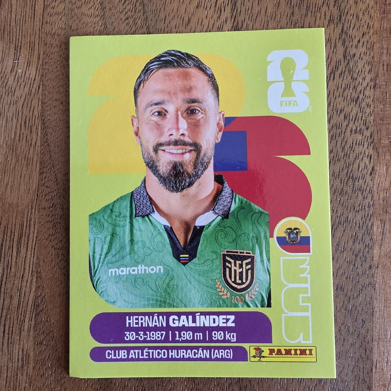 Panini Carte collezionabili: Panini ECU2 Hernán Galíndez – Nuovo e nell'imballaggio originale da Buchs AG venduto da LogoParts
