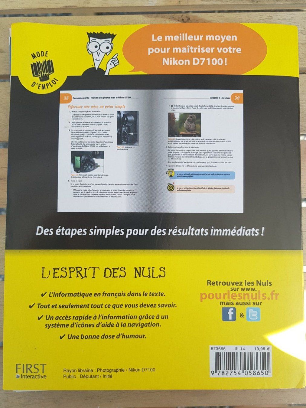 Libri: Nikon D7100 pour les nuls - Mode d'emploi – Usato da Fully venduto da Minouchka 6
