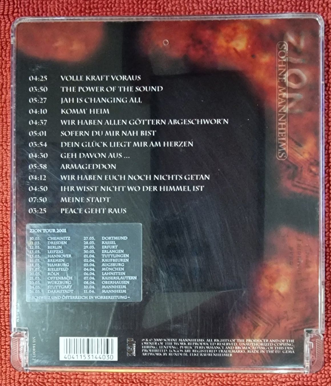 CD: Söhne Mannheims - Zion (2000) CD – Usato da Basel venduto da phi_8xhm 1