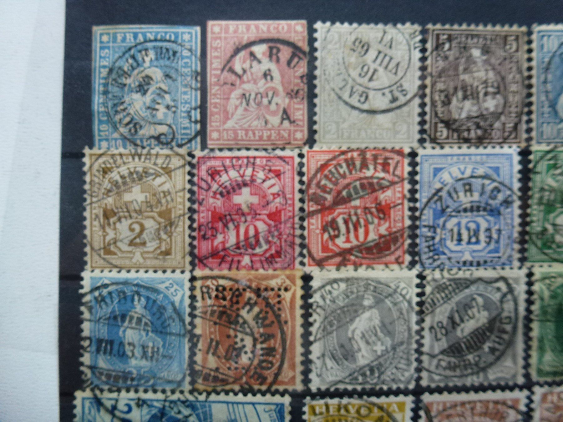 Tutti i francobolli: Kleine Schweizer Briefmarkensammlung ab Strubeli – Usato da Walkringen venduto da Casablanca777 1