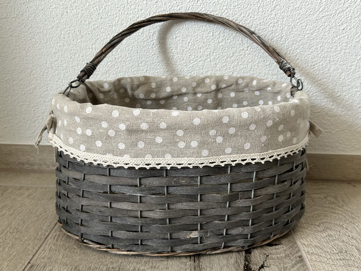 Altro per la casa: Vintage Korb mit Stoffeinsatz – Usato da Bachenbülach venduto da danielaa0102 1