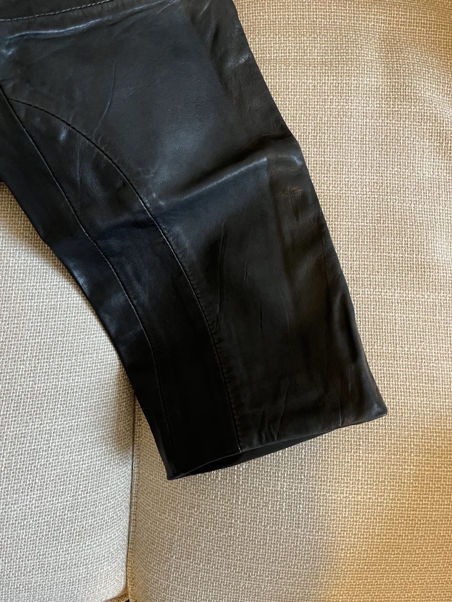 Maje Pantaloni: MAJE Leather Cargo Pants Black Size 40 - Great Style! – Usato da Mies venduto da Nib2011 7