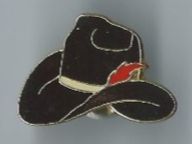 Placchette & Badge: Cowboyhut Pin – Usato da Zürich venduto da t24_de