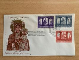 Vatikan Ersttagsbrief "Sacrum Poloniae Millennium" 1966