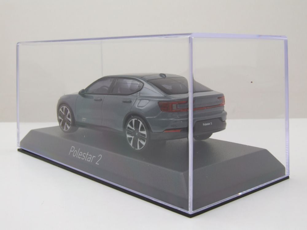 Volvo Modellini d'auto: Polestar 2 Phase II seit 2024 Thunder Gray met. / schwarz – Nuovo e nell'imballaggio originale da Gerlafingen venduto da espero88 8