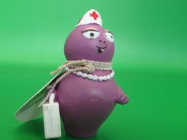 BARBAPAPA BARBABELLE LILA OVP FIGUR 2003 PLASTOY