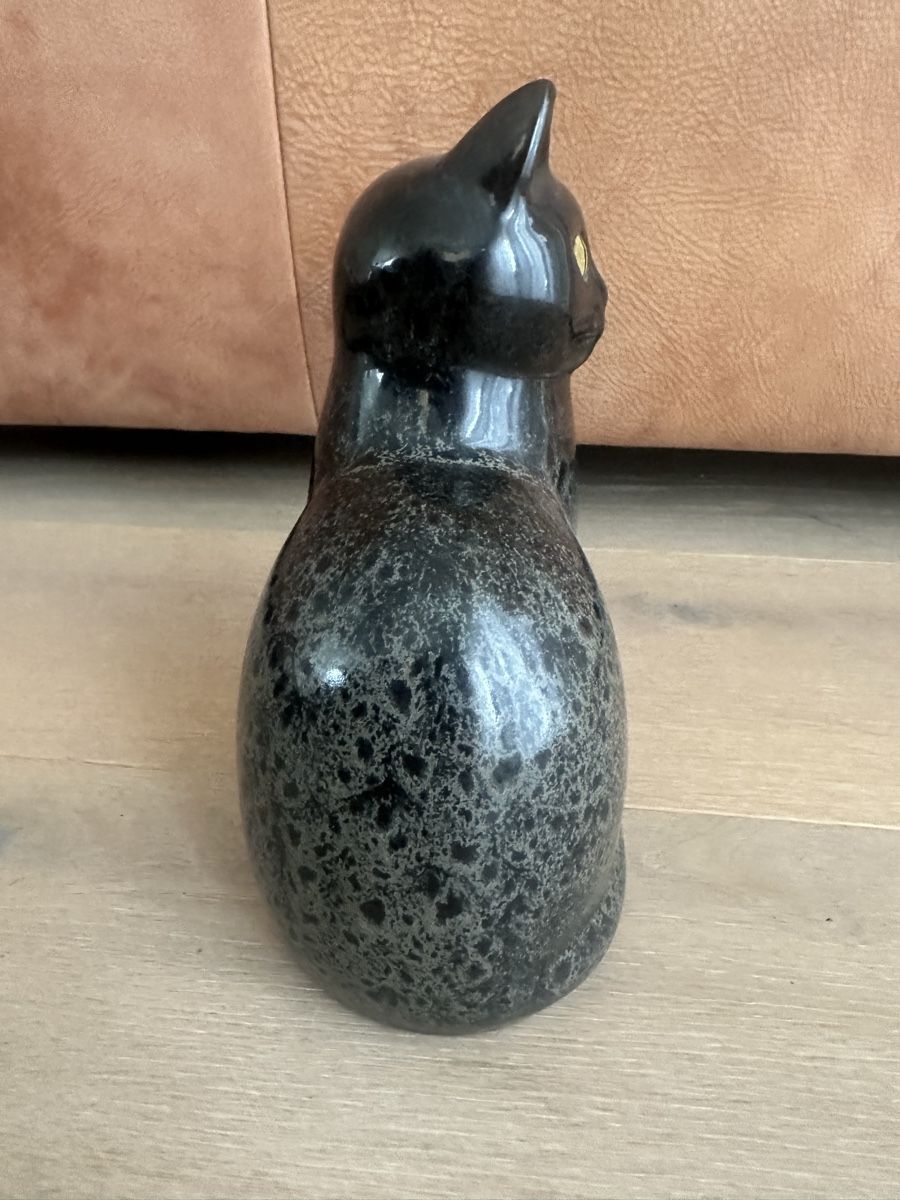 Gustavsberg Figuren: Murre  Cat by Lisa Larson 21 cm Midi – Neu (gemäss Beschreibung) aus Altendorf von Quietwater 3