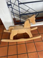 Schaukelpferd Holz natur guter Zustand