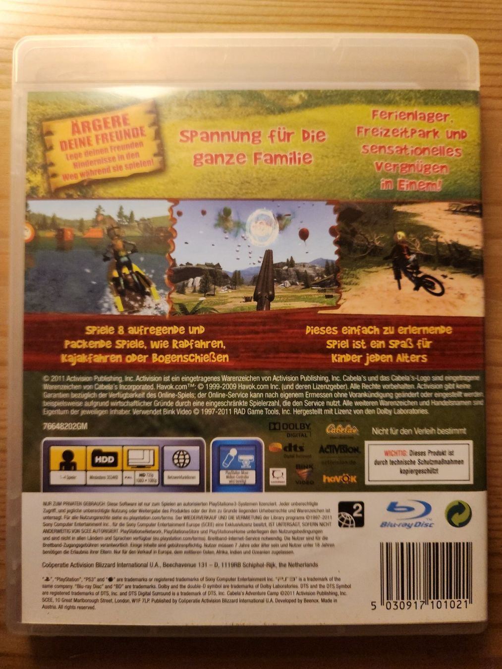 Giochi: PS3 - Cabela's Adventure Camp - Top Zustand! – Usato da Kandergrund venduto da BSD83 1