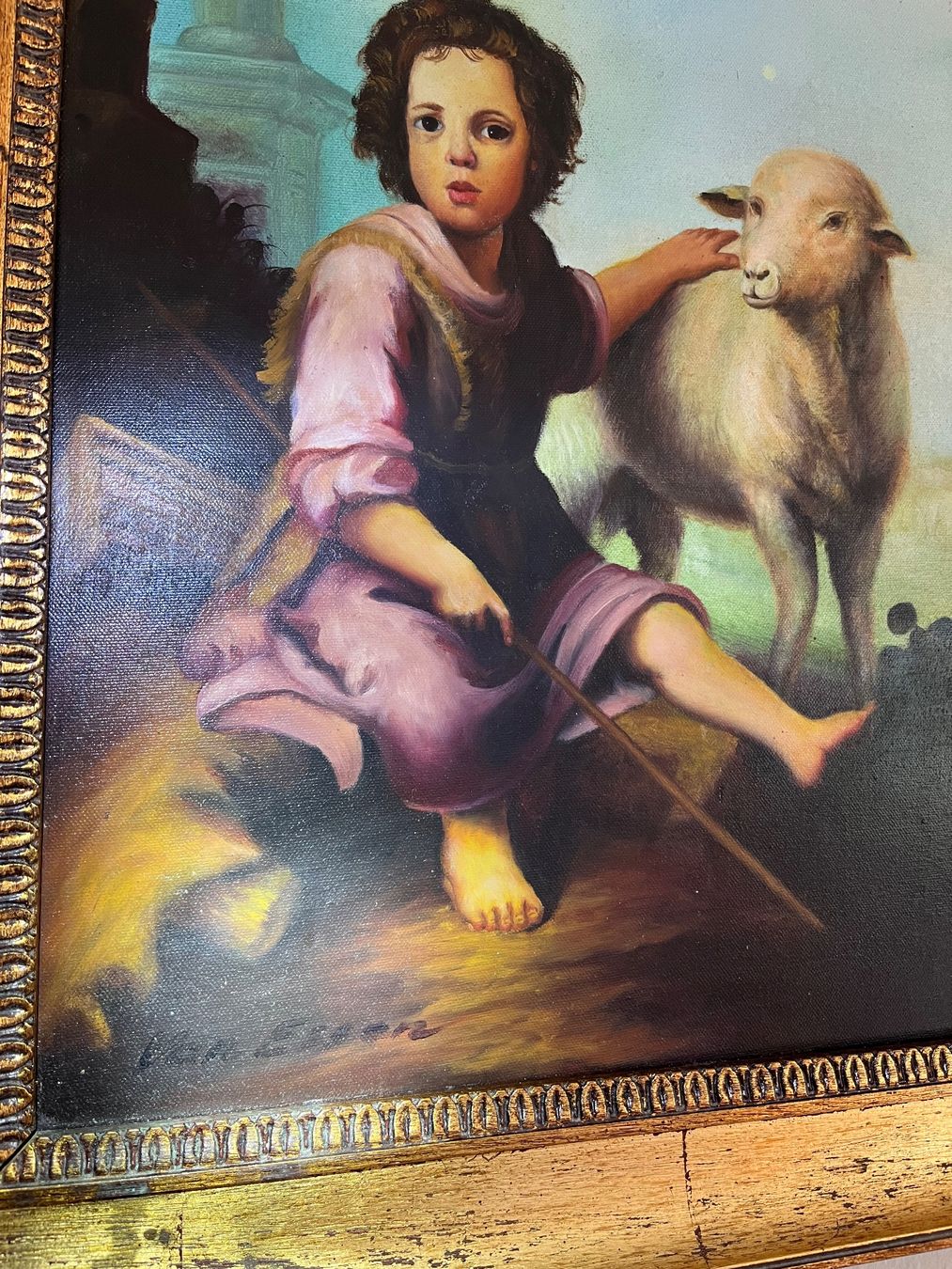 Dipinti: Jan van Essen der gute Hirte von Bartolomé Esteban Murillo – Usato da Männedorf venduto da Maru83 2