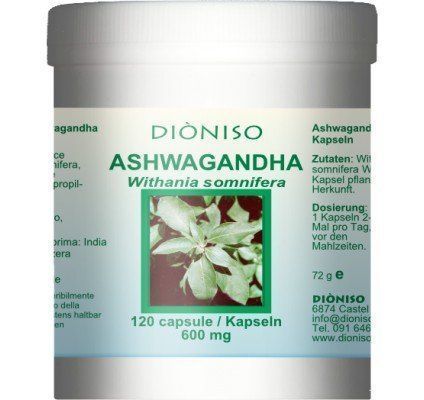 Lebensmittel & Spezialitäten: Ashwaganda Kapseln Bio – Neu und originalverpackt aus Vernate von RubyDays