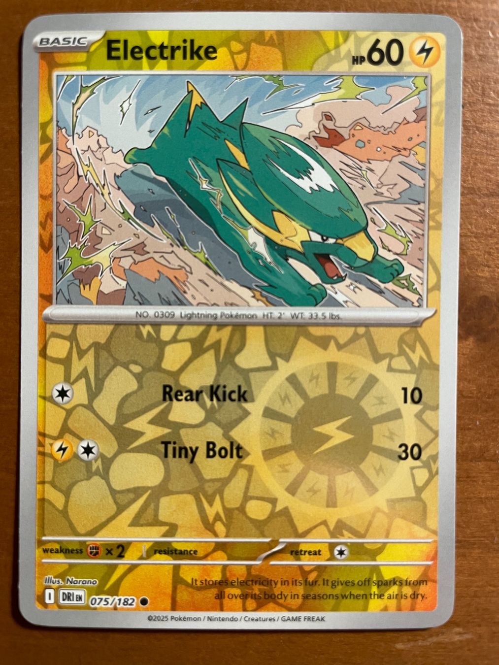 Pokémon Sammelbilder & Trading cards: Pokemon Electrike Reverse (Versand gratis) – Neu (gemäss Beschreibung) aus Chur von Angerson