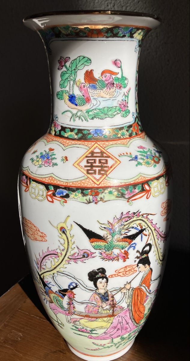 Vasi & Recipienti: Vaso stile Canton Famille Rose – Usato da Odogno venduto da chi_ds8t