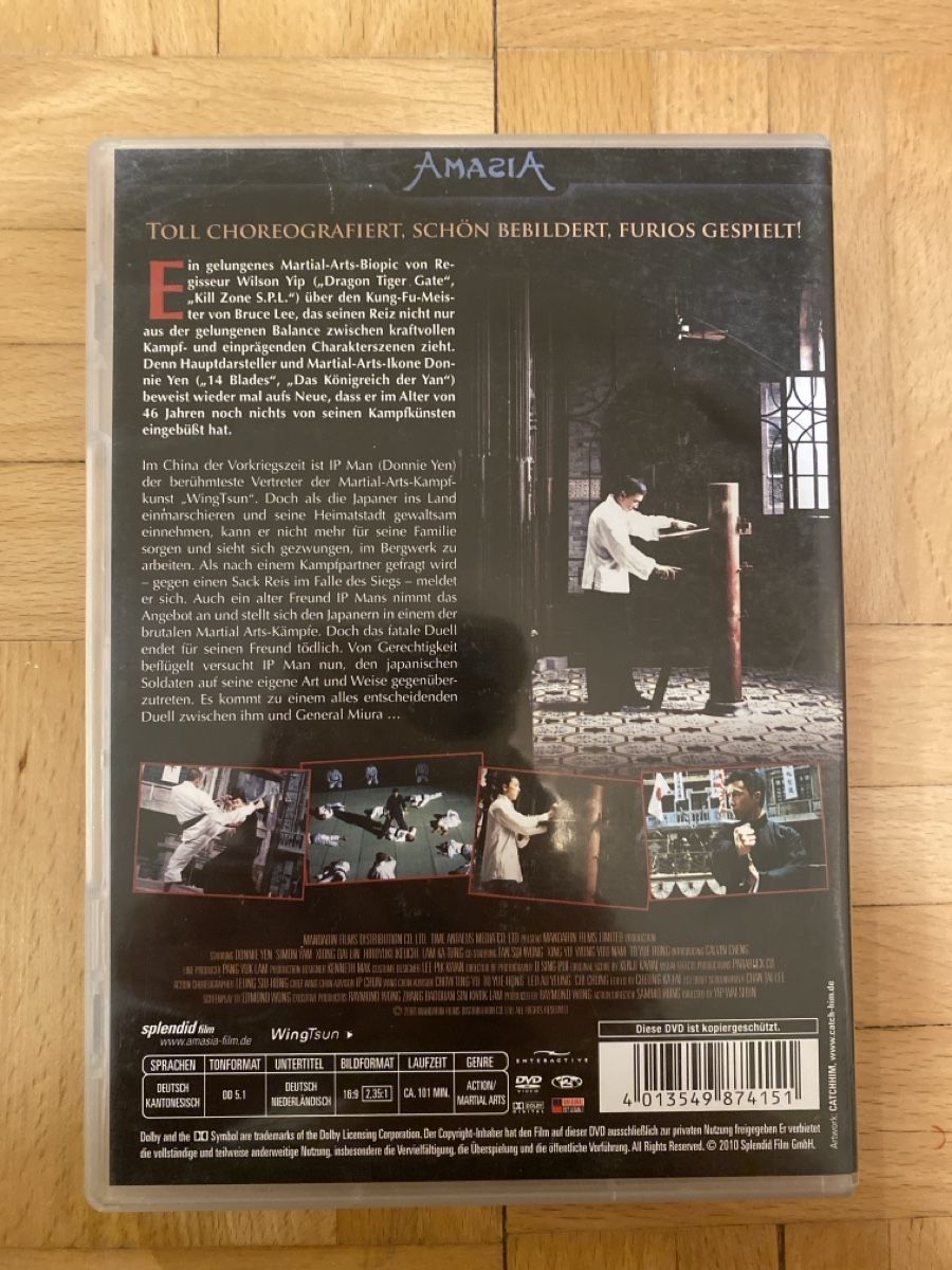 Tutti i DVDs: IPman – Usato da Zürich venduto da Wim-Broccoli 1