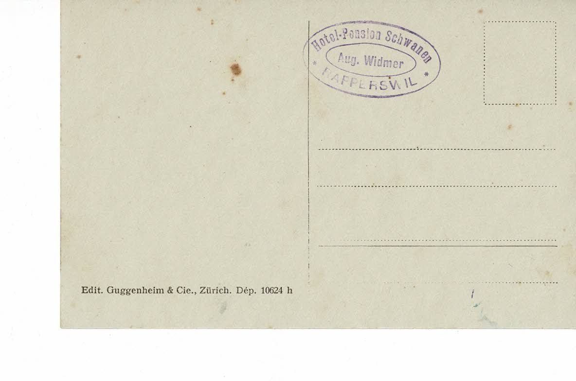 Cartoline postali: Ansichtskarte Rappersil, ungelaufen – Usato da Ebmatingen venduto da desalli 1