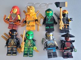 8 Lego Ninjago minifiguren