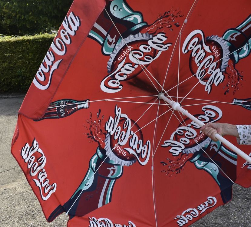 COCA COLA Sonnenschirm VINTAGE A) Kaufen auf Ricardo