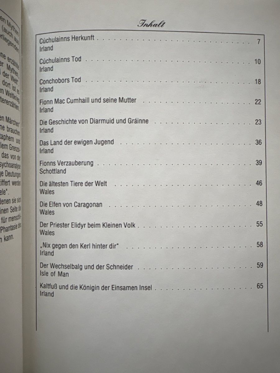 Libri: Keltische Mythen und Märchen – Nuovo (secondo la descrizione) da Schaffhausen venduto da Reporter 2