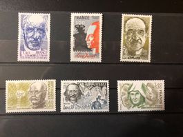 () Série complète célébrités 1981 neufs**