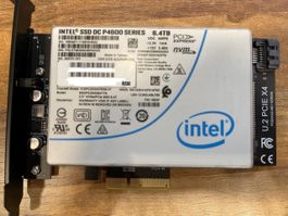 6.4 SSD HD mit U2 PCIE X 4 Adapter