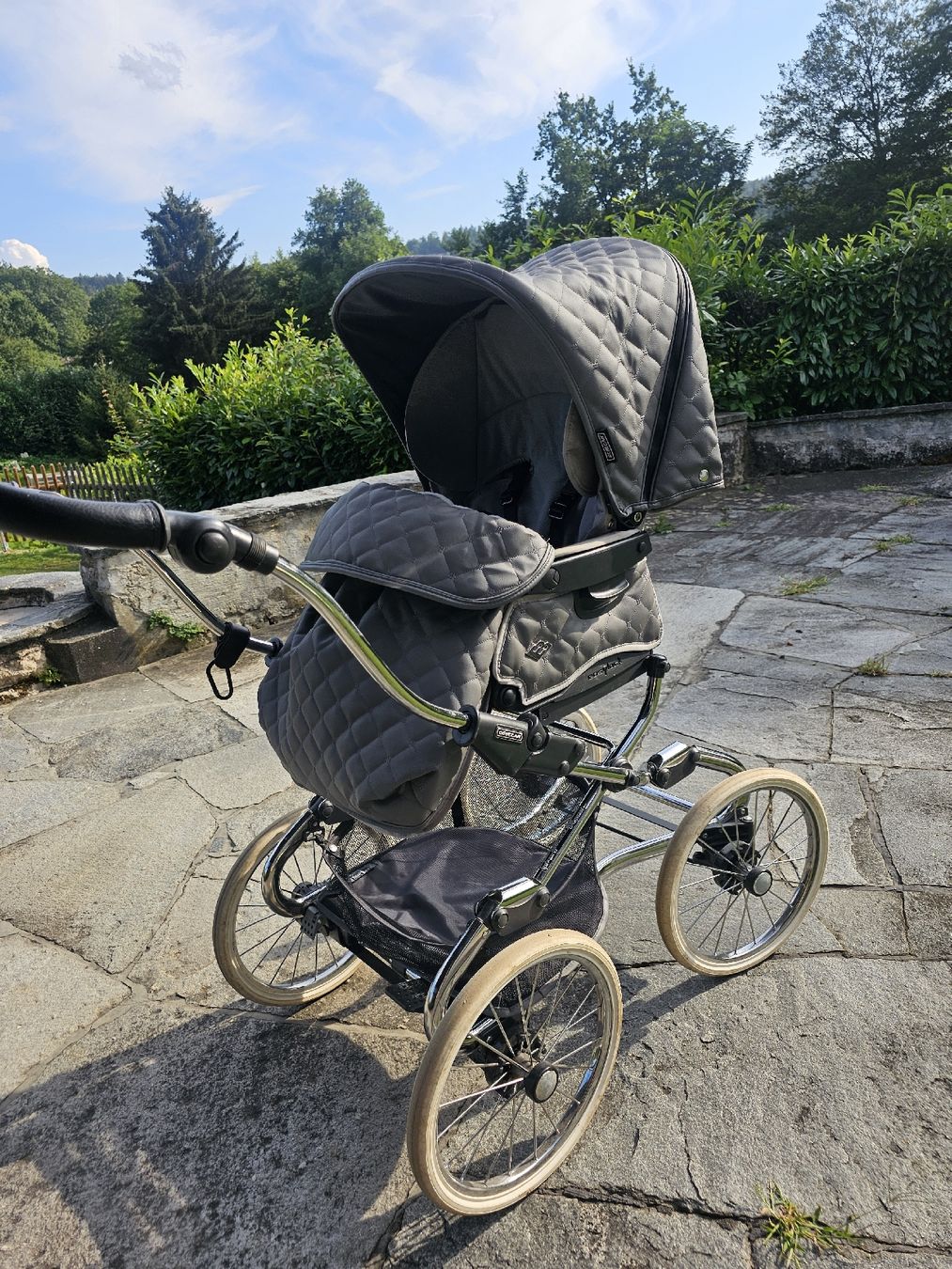 Retro Kinderwagen Bbcar mit lenkbaren Rdern - Kunstleder (Gebraucht) in  Dniken SO fr CHF 400  nur Abholung auf Ricardo kaufen