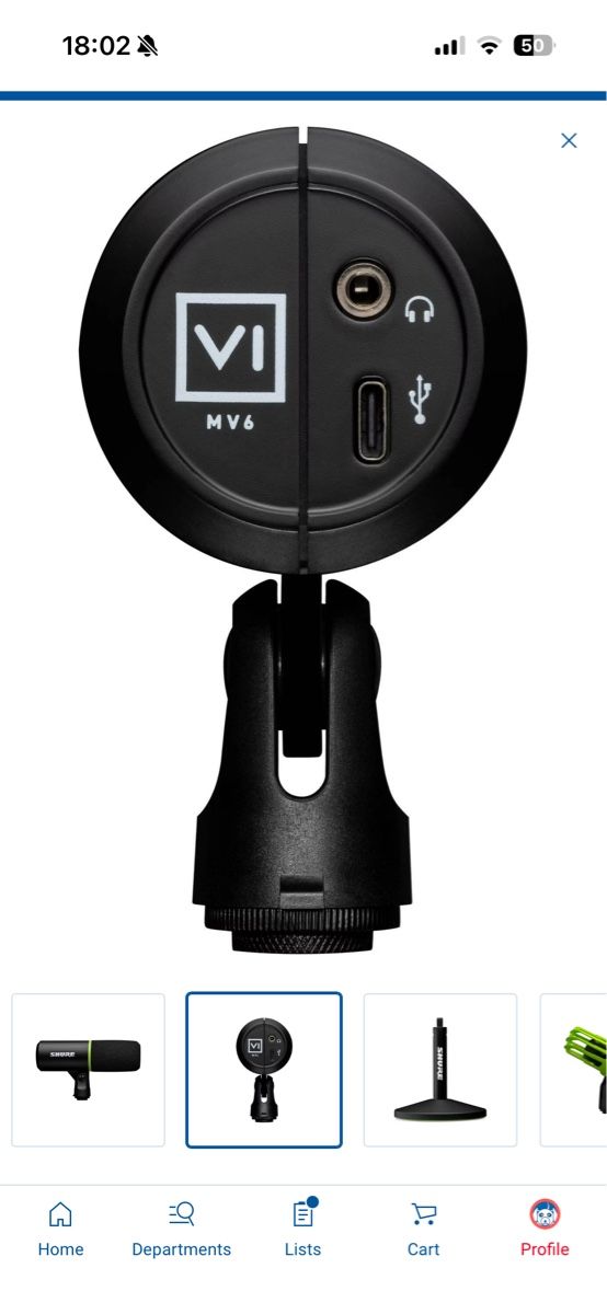 Shure Microphones: 2x Shure MV6 Mikrofone inkl. Ständer – Neuf (Voir description) à Winterthur par chr_k8bc 2