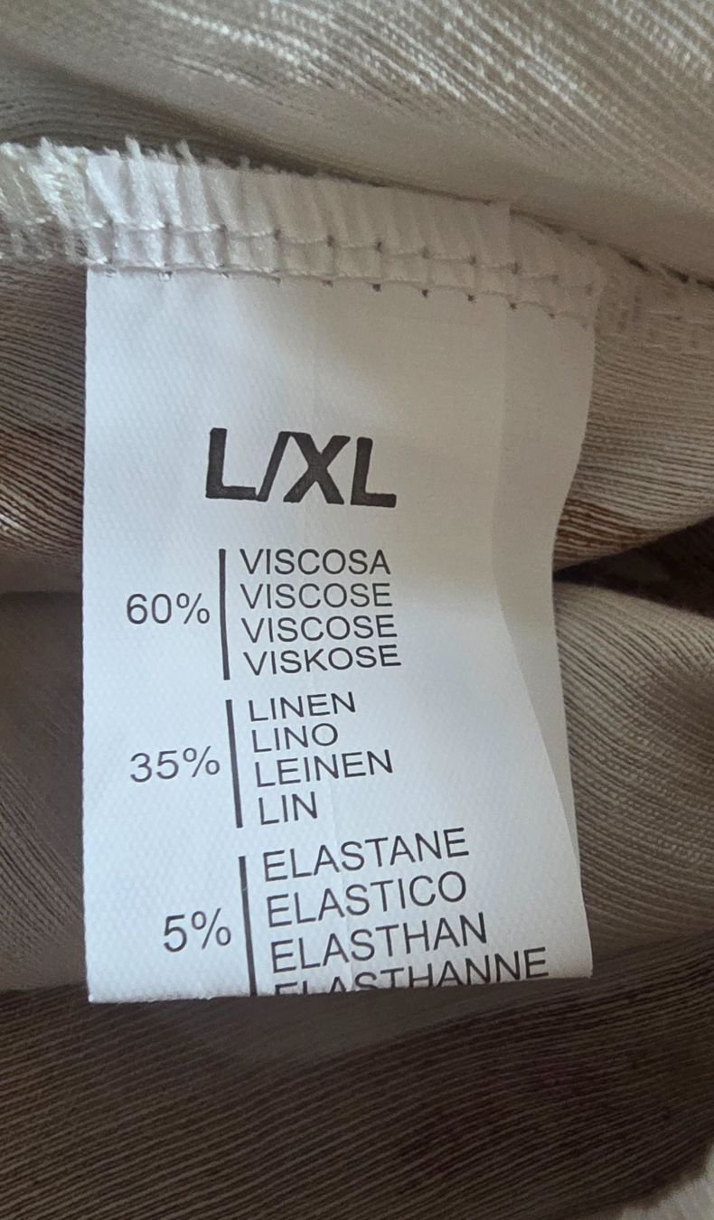 Pantalons: Damen Hose weit gemustert Lang 100 cm, Grosse- L – D'occasion à Klingnau par fairy.princess 6
