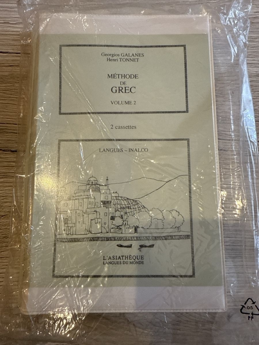 Libri: Méthode de Grec vol2 - Livre + 2 cassettes – Nuovo e nell'imballaggio originale da Genève venduto da DoualS