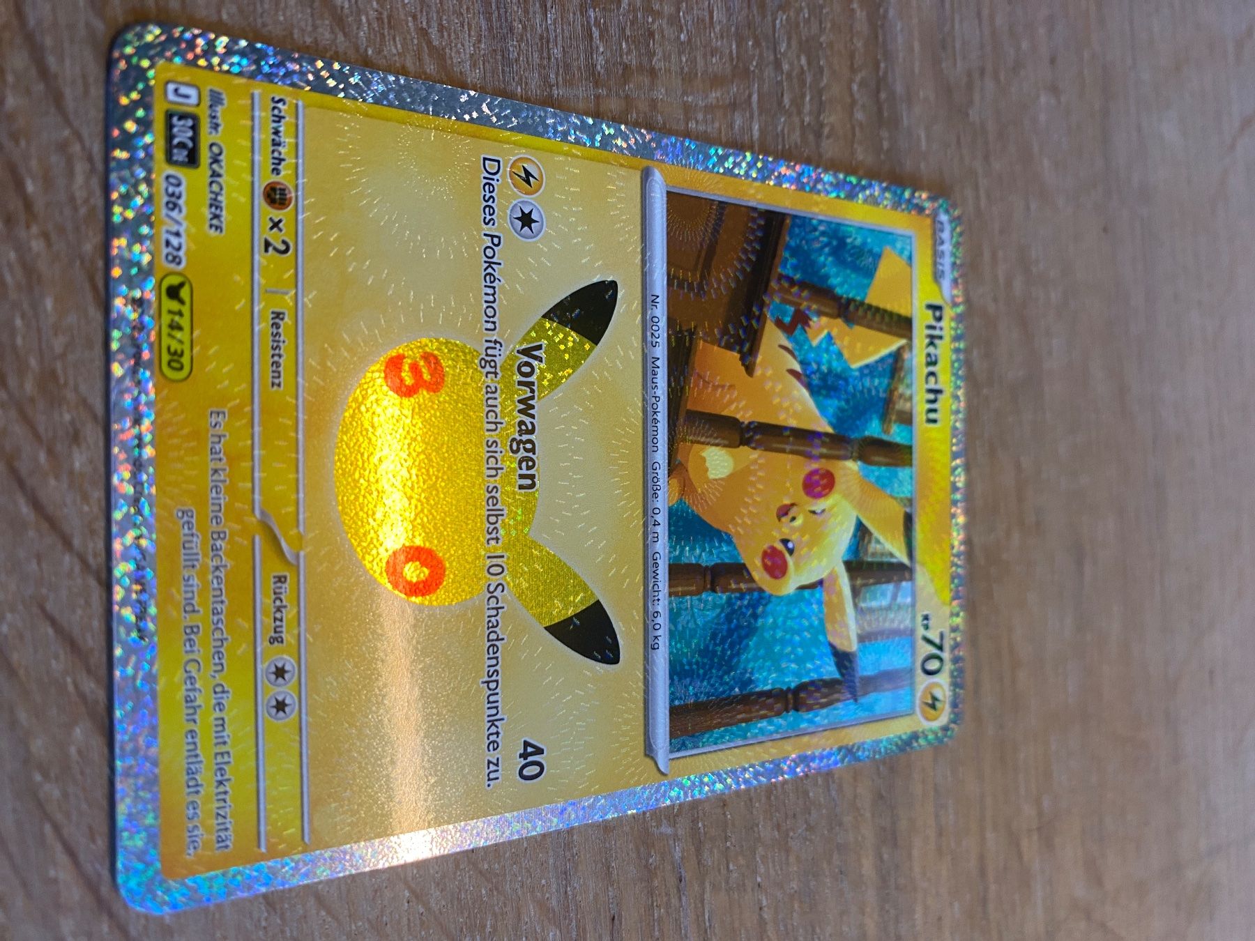 Pokémon Carte collezionabili: Pikachu 30th anniversary 036/128 DE – Usato da Küsnacht ZH venduto da dani.privat