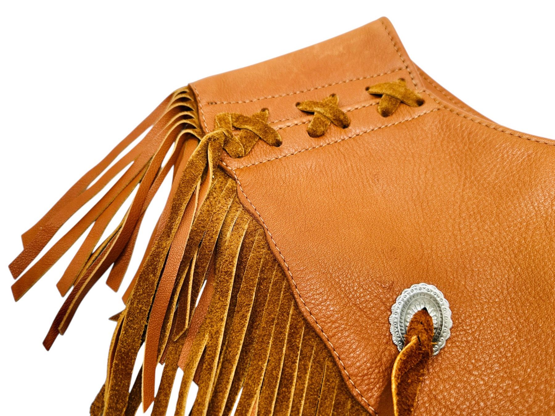 Boleros: Bolero style western en cuir avec franges – Gebraucht aus Morges von Novantica 1