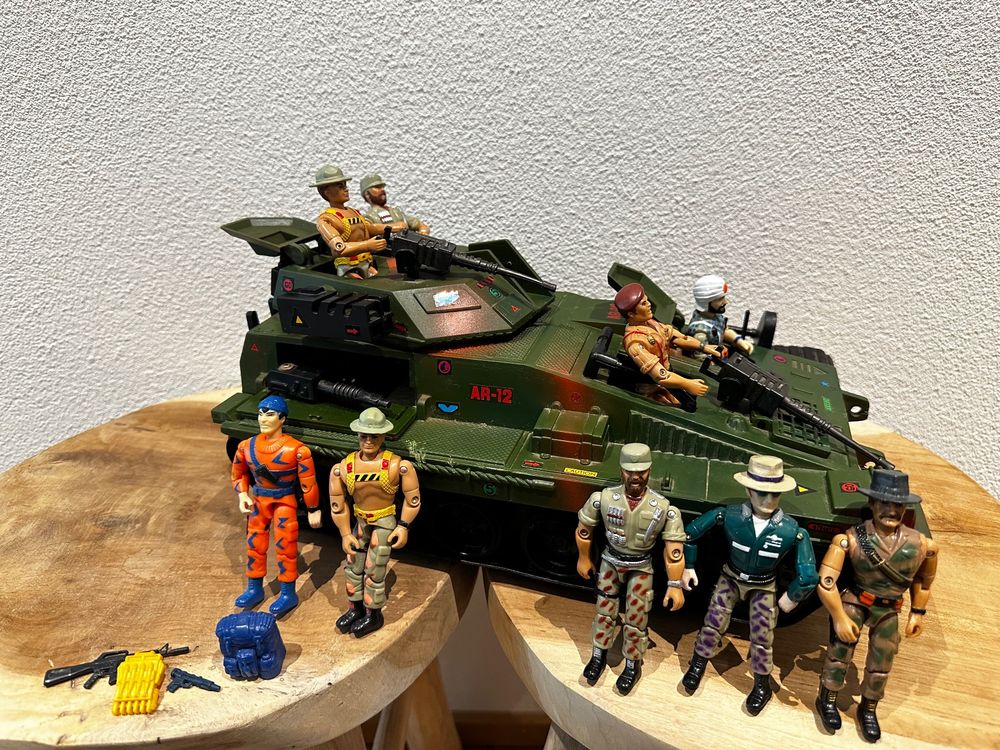 Lot De 9 Figurines GI Joe Lanard – Hasbro, Plastique, Bon état Apparent