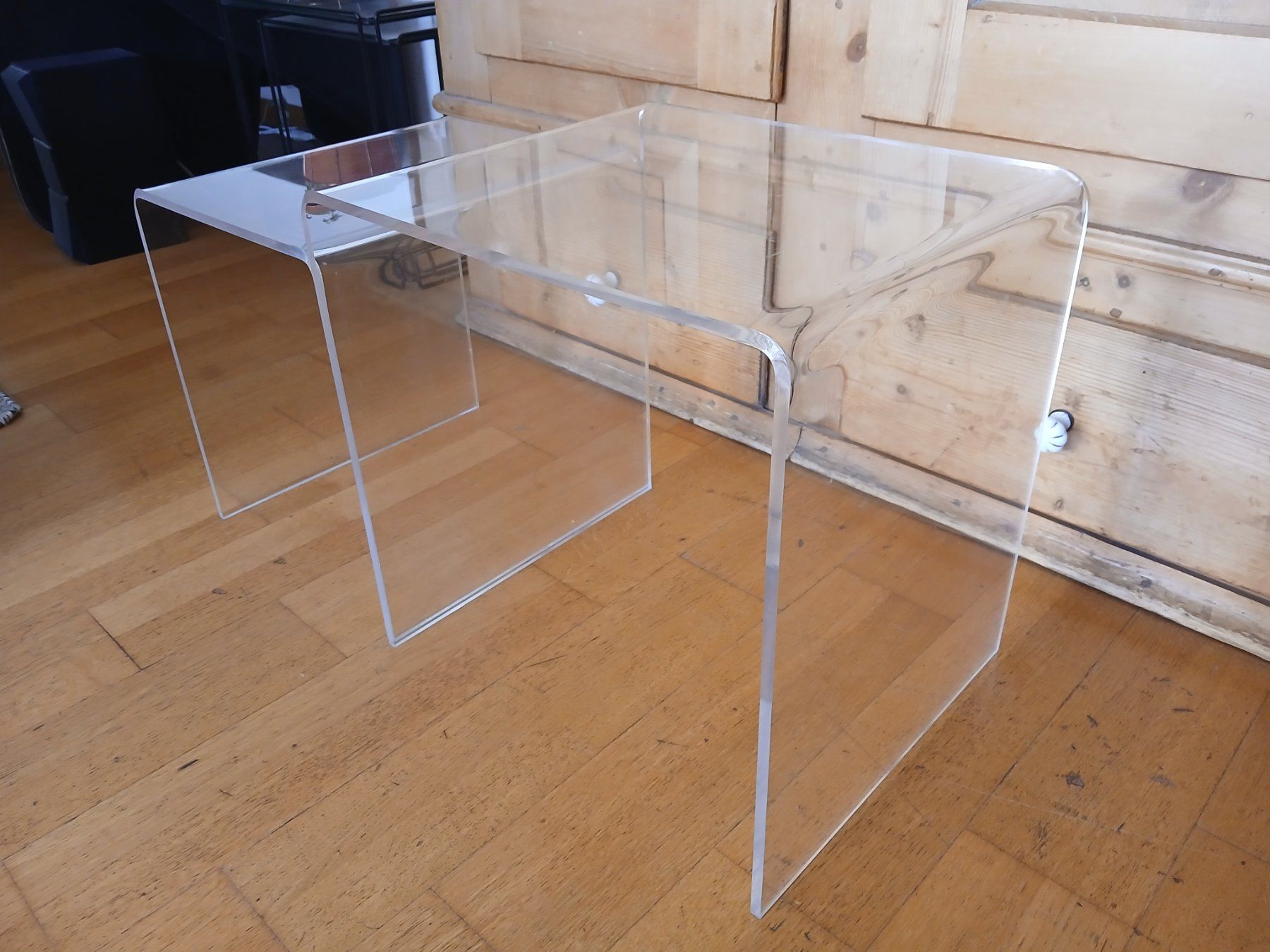 Tavoli: 2 Satztische Acrylglas – Usato da Zumikon venduto da Vollvintage 6