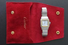 Montre Cartier Santos avec son pochon
