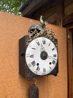 Antike Wanduhr Comtoise Coq