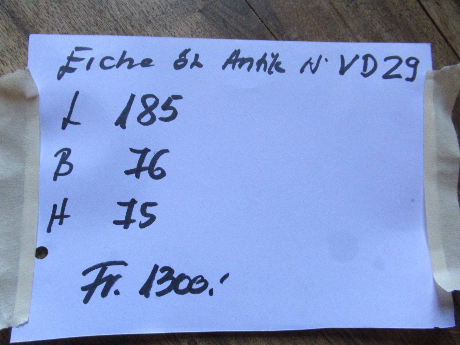 Tische: Antiker Beizentisch (Eiche/185) – Gebraucht aus Berg SG von Pizza58 8