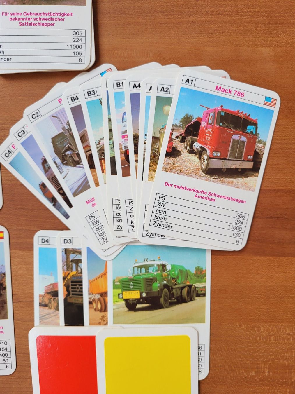 Spiele: Internationale Schwertransporter Quartett – Gebraucht aus Langenthal von baesa 2