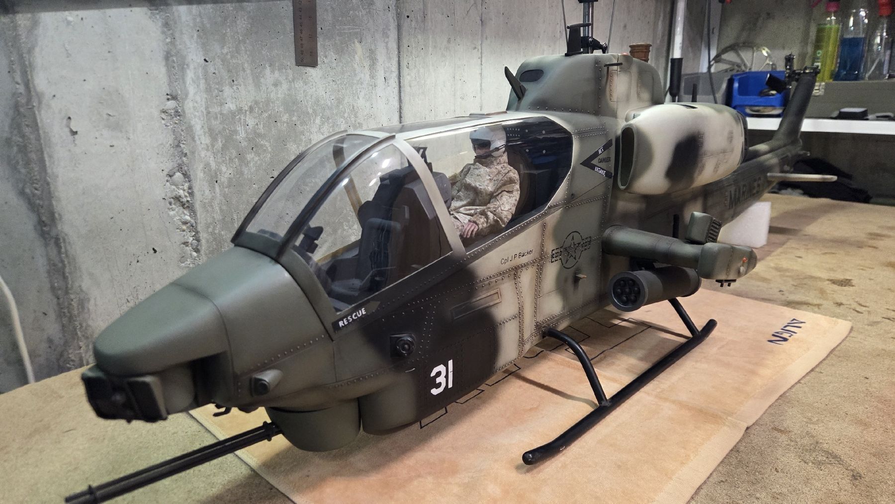 RC Modellbau: AH-1W Cobra Roban 700er – Gebraucht aus Langendorf von sputnik016 3