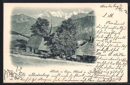 St. Beatenberg, Kirche, Eiger, Mönch un