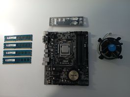 Asus MB H97M-E + i7 4790 CPU+ 32 GB RAM + CPU Lüfter