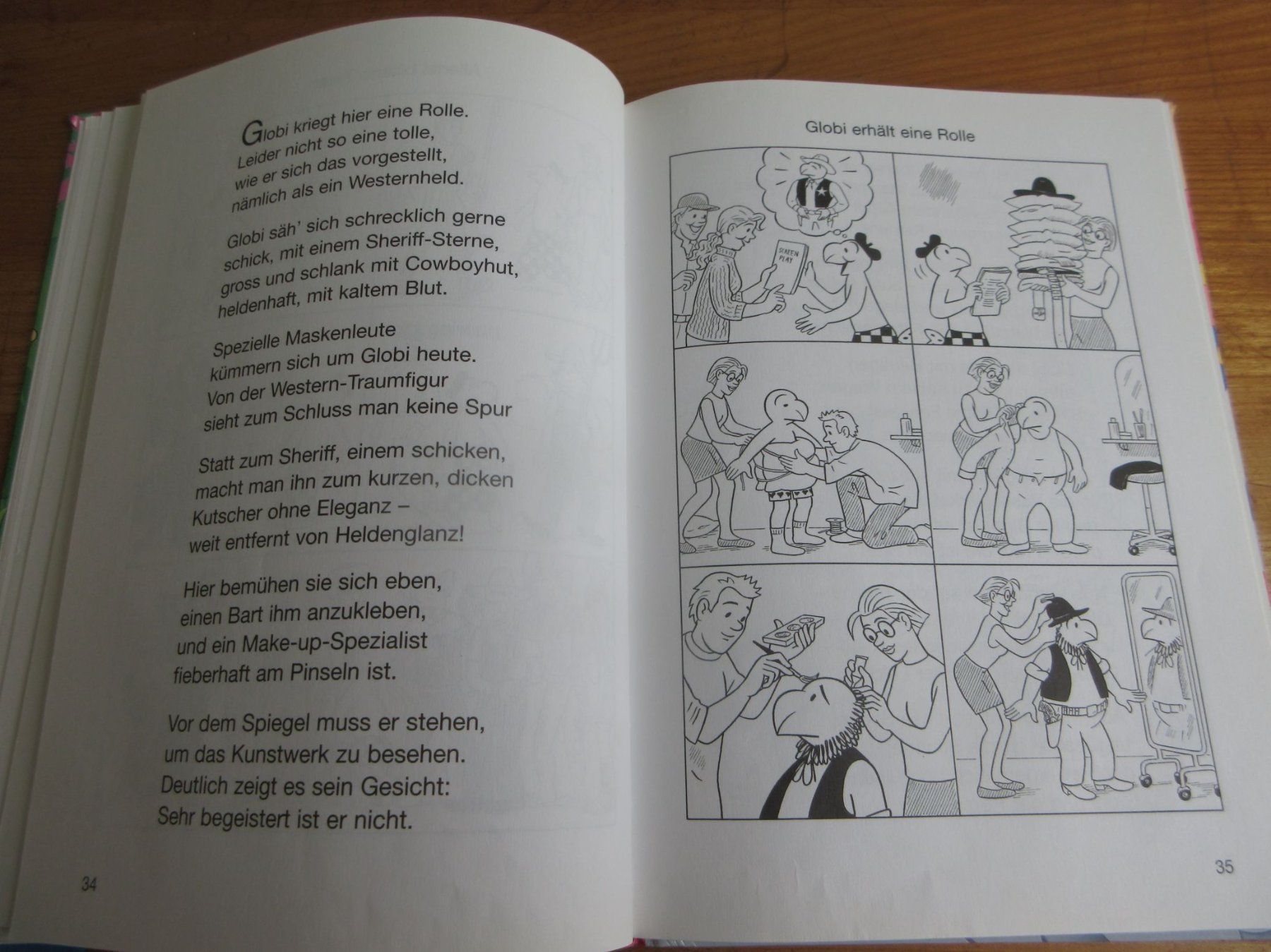 Libri: Globi wird Filmstar, 1. Auflage 2000, unbemalt – Usato da Binningen venduto da Oldfashion 4