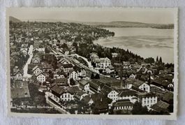 AK THALWIL gegen Rüschlikon, Bahn, Station, See