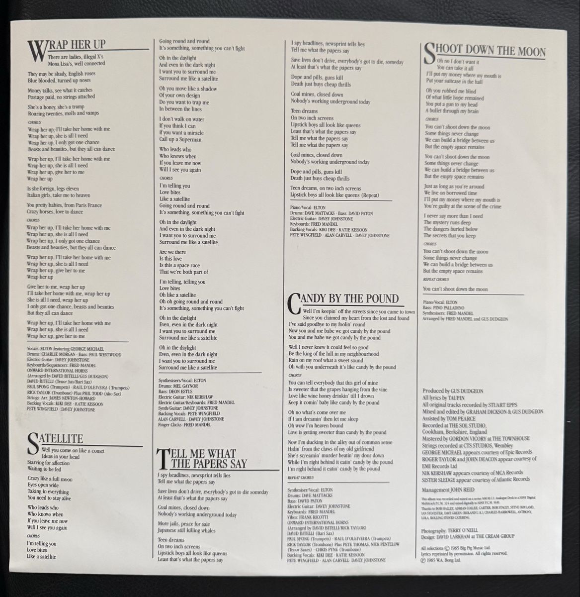 Schallplatten: Elton John Ice on Fire LP Schallplatte – Gebraucht aus Goldach von Donpancho 3