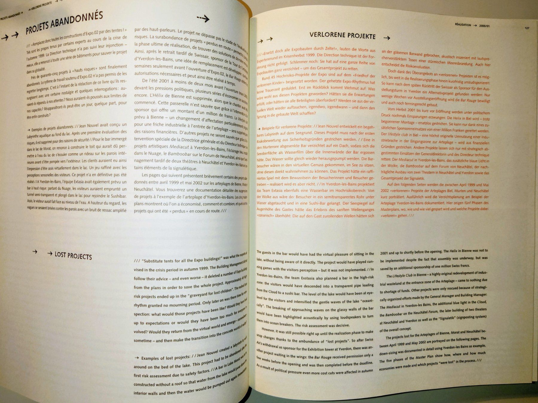 Libri: Architecture.Expo.02. Erstausgabe 2003 Birkhäuser. 3 Sprach. – Usato da Zürich venduto da Rst7 7