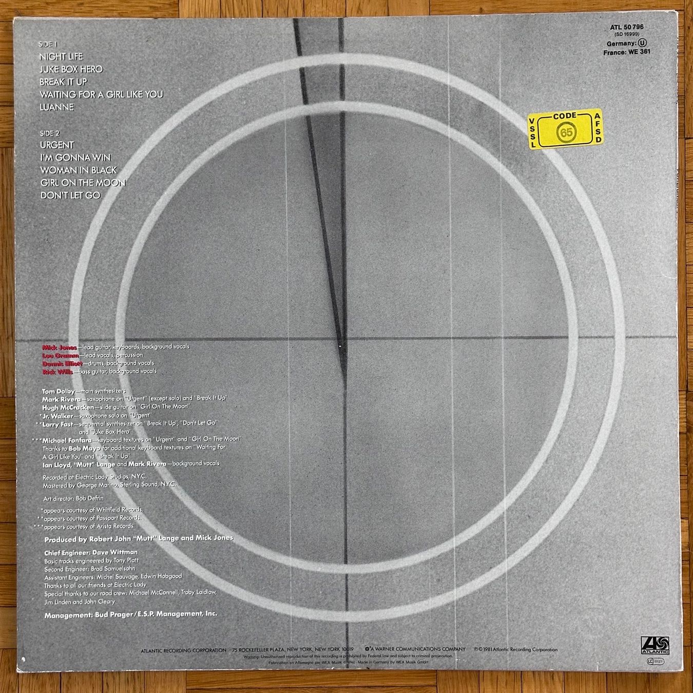 Schallplatten: LP - Foreigner - 4 – Gebraucht aus Breganzona von Onairda75 1