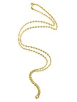 Sautoir "Grain de café" or jaune 18K