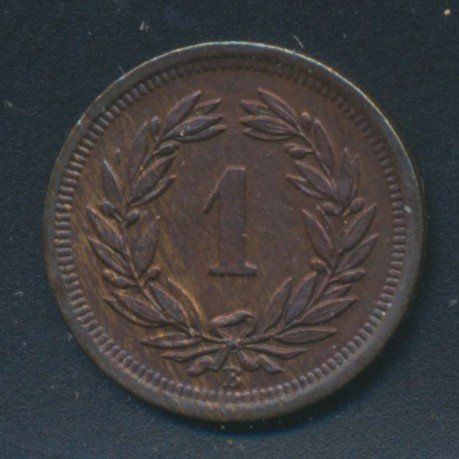 Alle Münzen: 1 Rp. 1902 vz – Gebraucht aus Roggwil BE von Stampdealer3