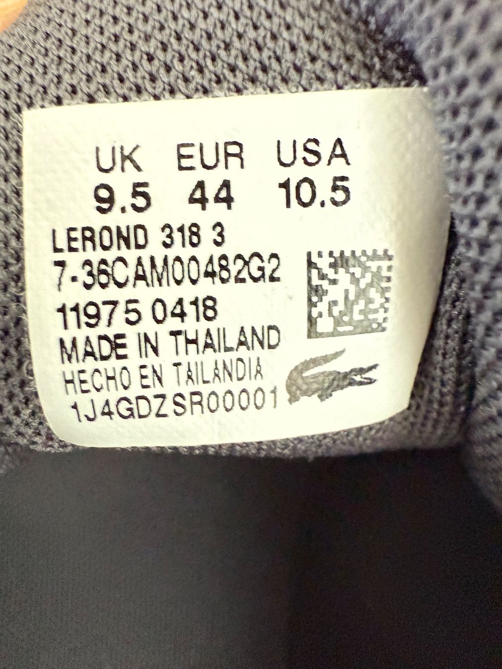 Lacoste Scarpe da uomo: Sneakers Lacoste, p.44 – Usato da St-Gingolph venduto da GoldenKeys 5
