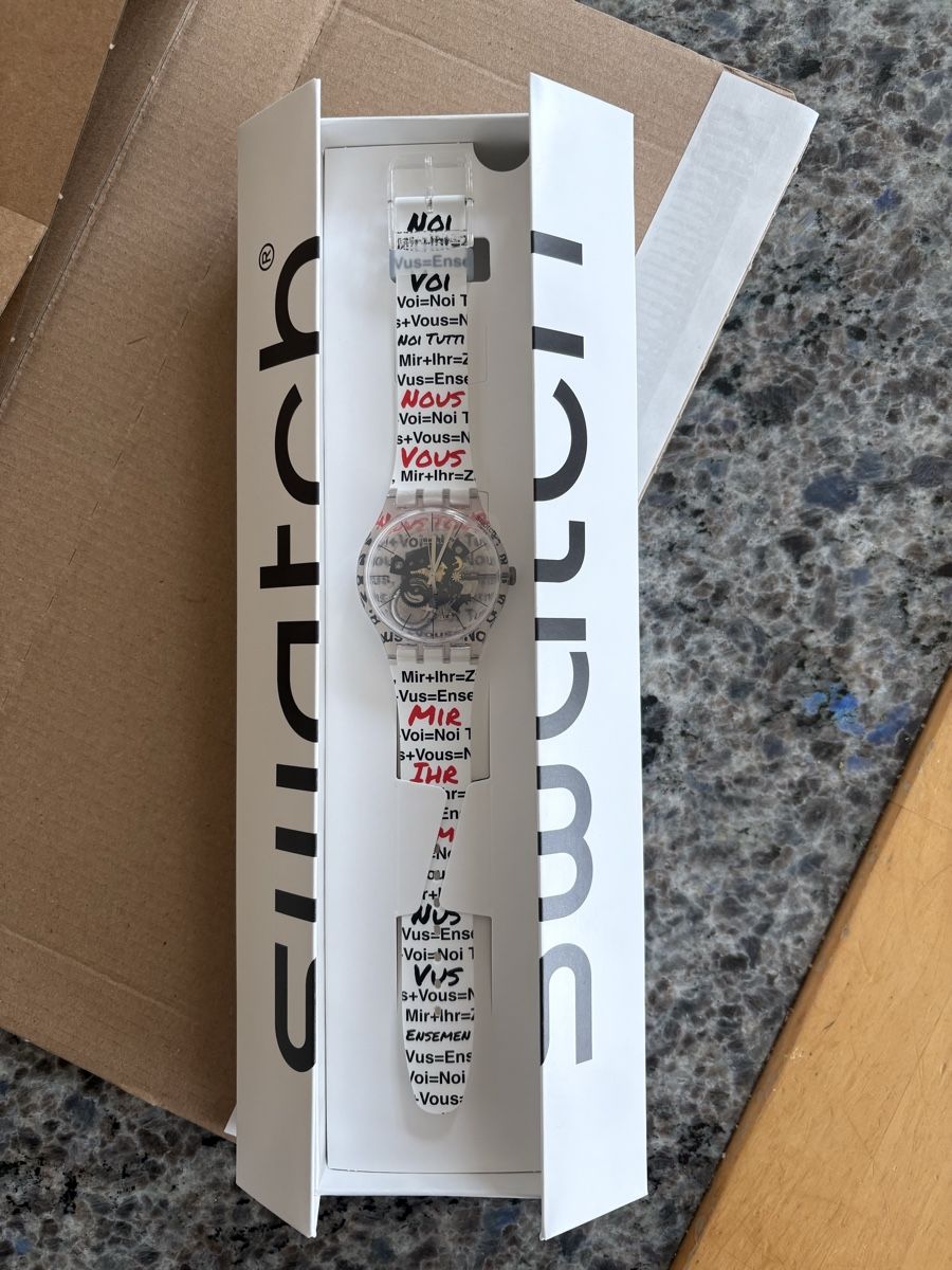 Swatch Orologi: Swatch Aktionärsuhr 2026 – Nuovo e nell'imballaggio originale da Wildberg venduto da Buzzi1